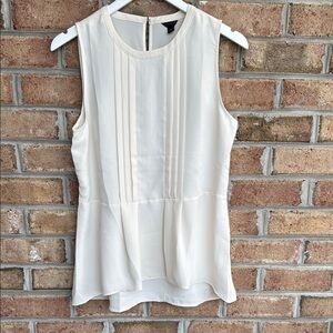 Ann Taylor cream top, size medium, NWT